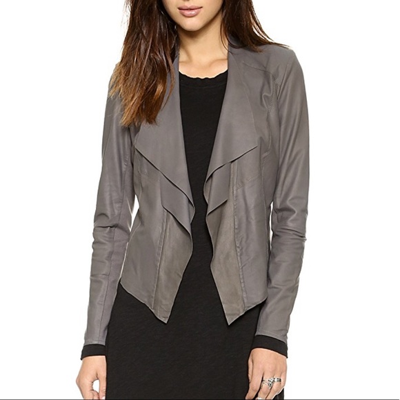 Lamarque Jackets & Blazers - Lamarque Suede Cascade Blazer in Green